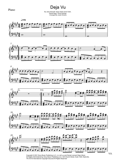 Deja Vu (arr. Josiel Oliveira)