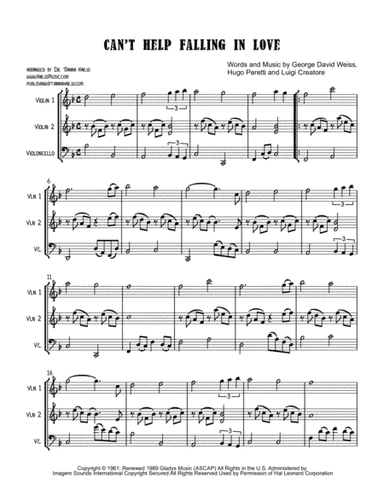 Can't Help Falling In Love (arr. Dr. Tianna Harjo)