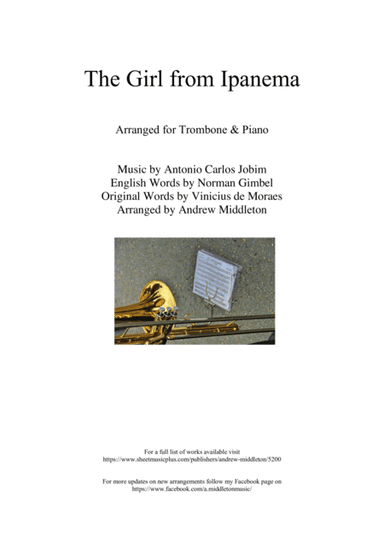The Girl From Ipanema (Garota De Ipanema) (arr. Andrew Middleton)