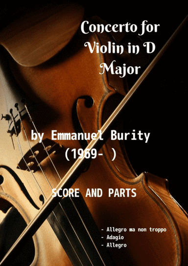 Concerto for Violin in D Major by Emmanuel Burity (1969- )
