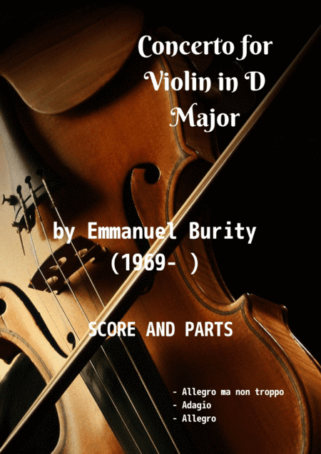 Concerto for Violin in D Major by Emmanuel Burity (1969- )