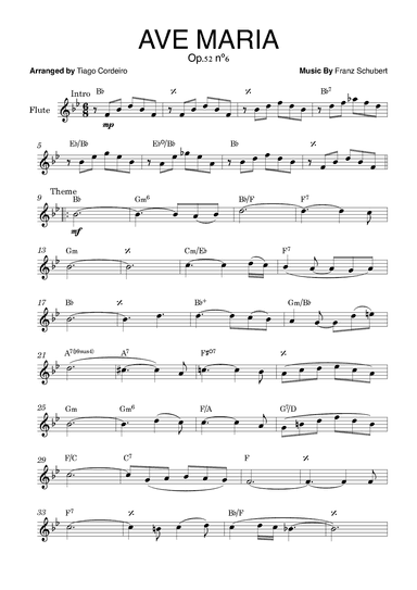 Ave Maria Op.52 nº6 (arr. Tiago Cordeiro)