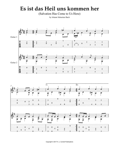 Es ist das Heil uns kommen her (Salvation Has Come to Us Here) (arr. Mark Phillips)