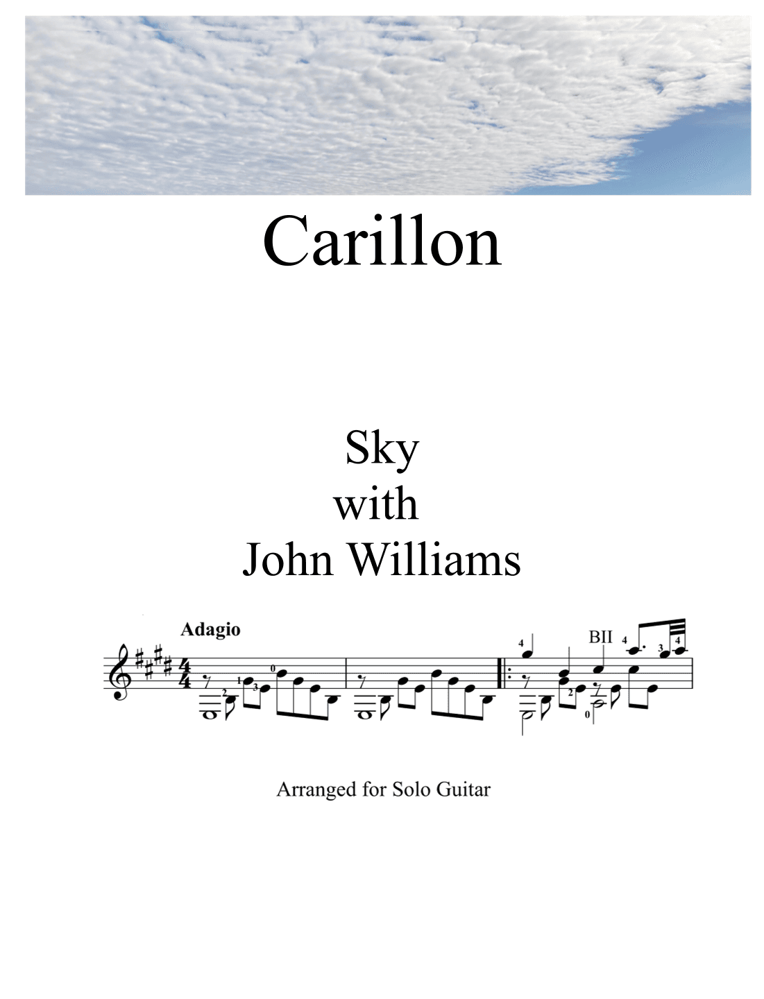 Carillon (arr. Tim Rushworth)