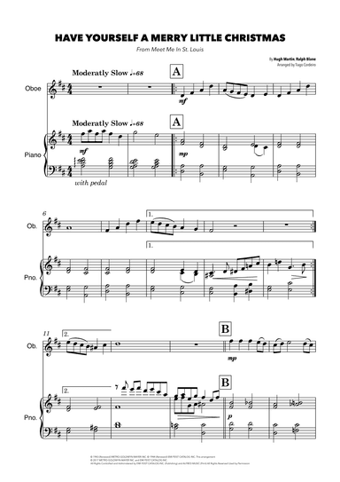 Have Yourself A Merry Little Christmas (arr. Tiago Cordeiro)