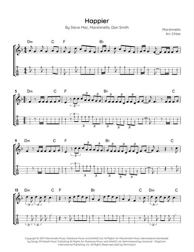 Happier (arr. Arr. Chloe)