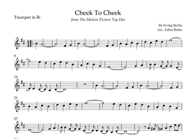 Cheek To Cheek (arr. Fabio Britto)
