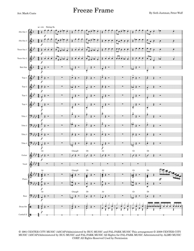 Freeze Frame (arr. Mark Coats)