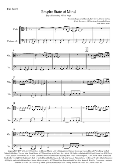Empire State Of Mind (arr. Fabio Britto)