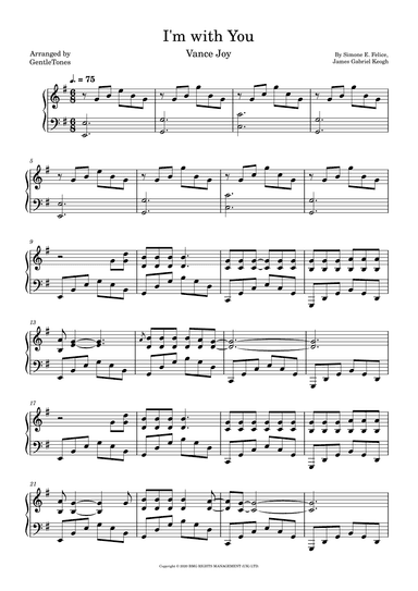 I'm With You (arr. GentleTones)