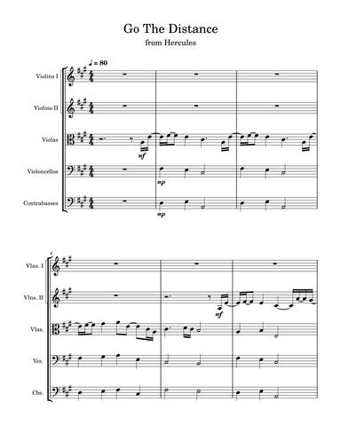 Go The Distance (arr. Anya Alston)