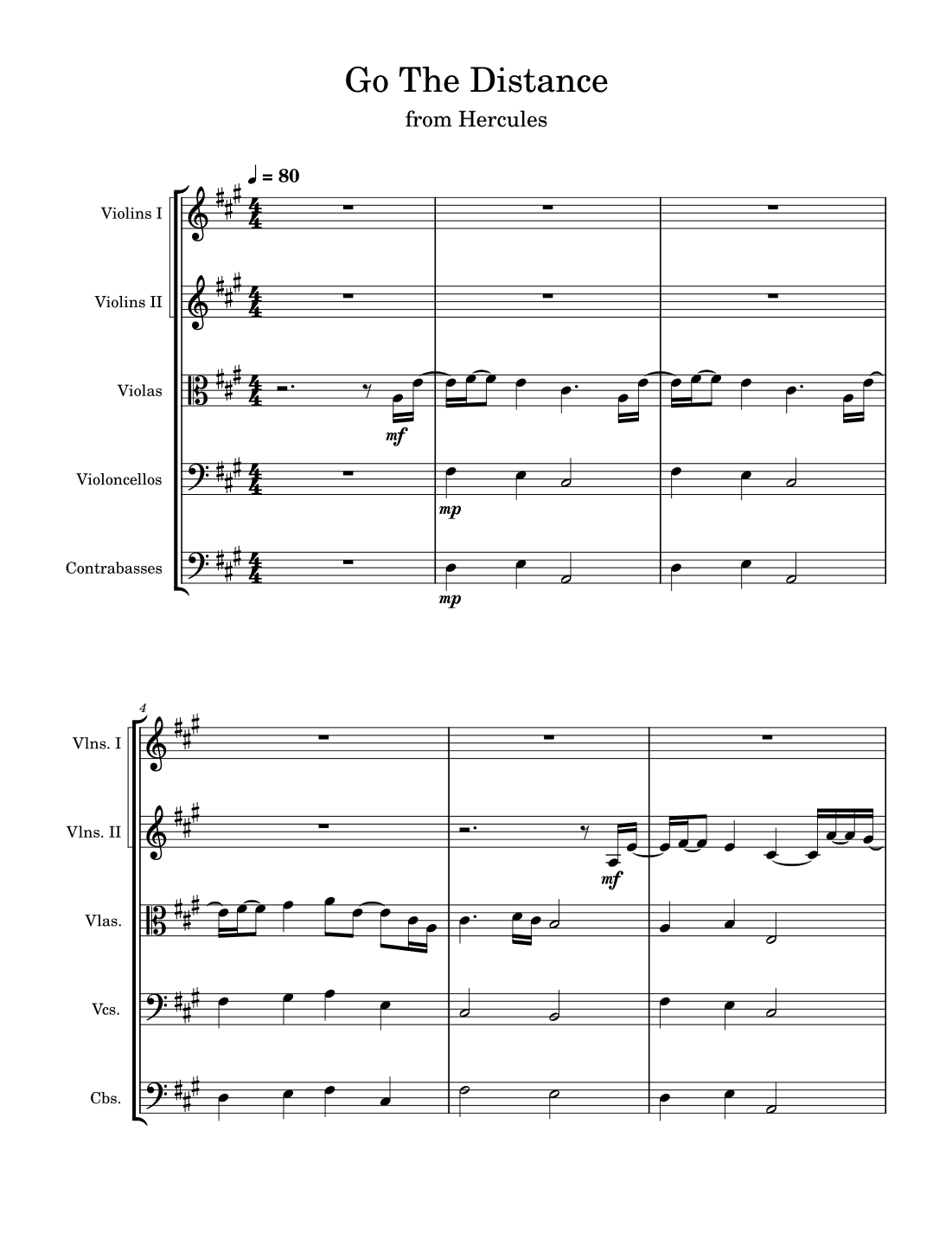 Go The Distance (arr. Anya Alston)