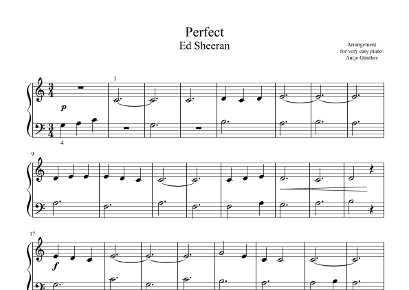 Perfect (arr. Antje Günther)