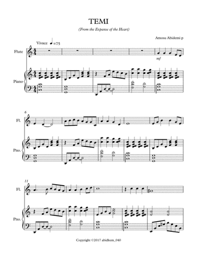 TEMI (a native  African Composition )