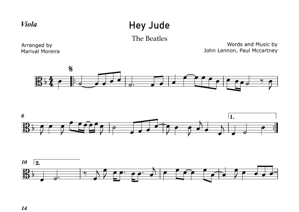 Hey Jude (arr. Marival Moreira)