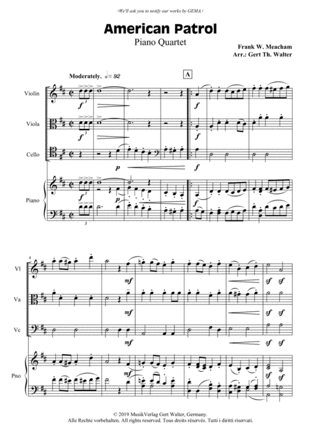 American Patrol (arr. Gert Th. Walter)