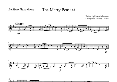 The Merry Peasant (arr. Zachary Corbett)