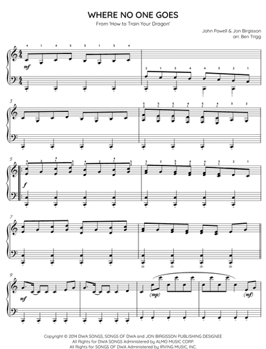 Where No One Goes (arr. Ben Trigg)