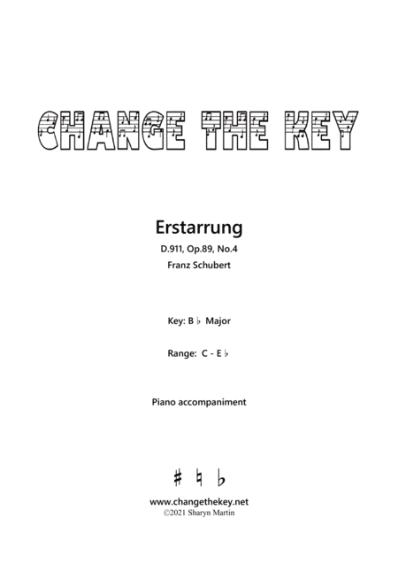 Erstarrung Bb Major (arr. Sharyn Martin)
