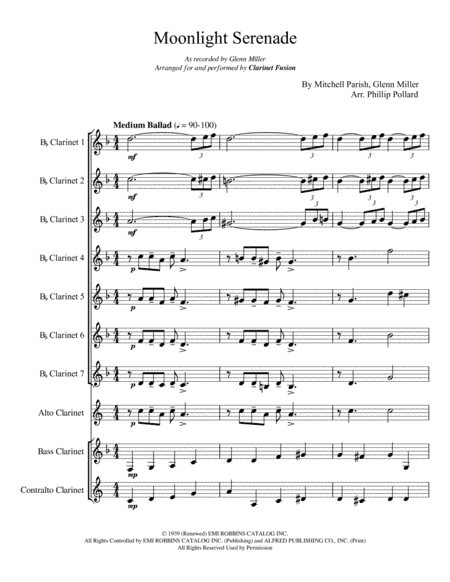 Moonlight Serenade (arr. Phillip Pollard)
