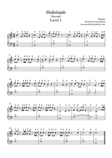 Hallelujah - Messiah (arr. Pedro Lutterbach)