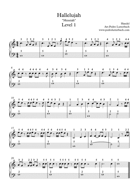 Hallelujah - Messiah (arr. Pedro Lutterbach)