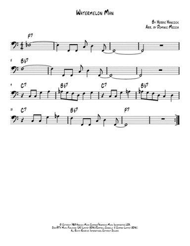 Watermelon Man (arr. Dominic Meccia)