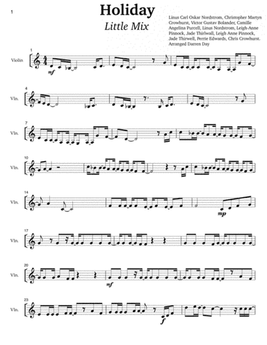 Holiday (arr. Darren Day)