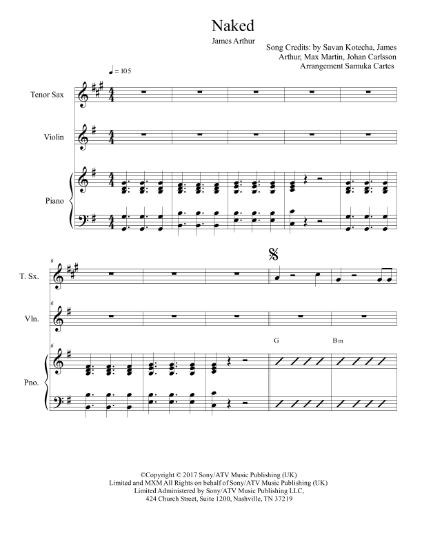 Naked (arr. Samuka Cartes)