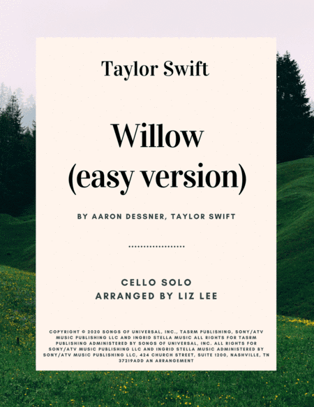 Willow (arr. Liz Lee - Cellomoji)