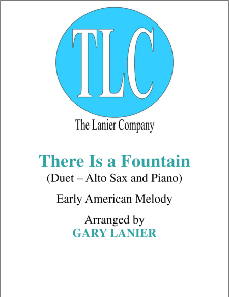 THERE IS A FOUNTAIN (Duet – Alto Sax and Piano/Score and Parts) (arr. Gary Lanier)