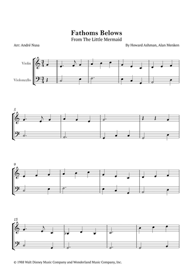 Fathoms Below (arr. André Nusa)