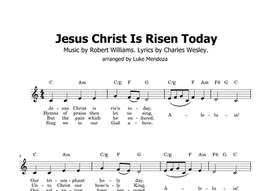 Jesus Christ is Risen Today (arr. Luke Mendoza)