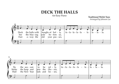 Deck the Halls (arr. Johnson Lee)