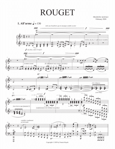 Rouget - 12 Variations on "La Marseillaise" - Piano Solo