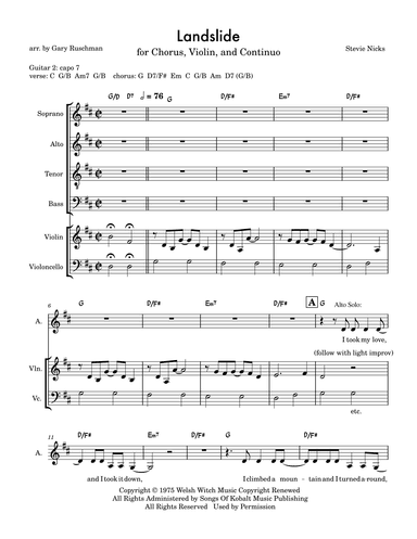 Landslide (arr. Gary Ruschman)