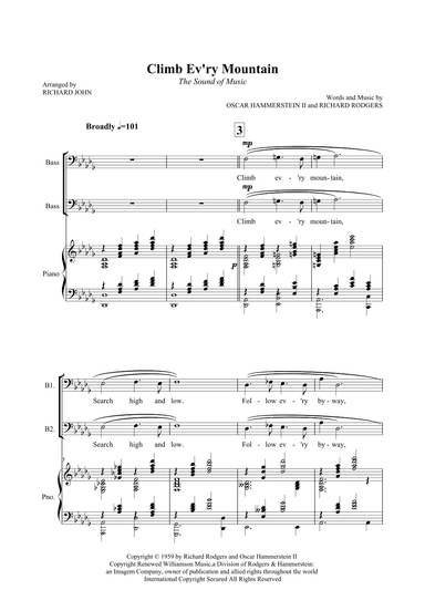 Climb Ev'ry Mountain (arr. Richard John)