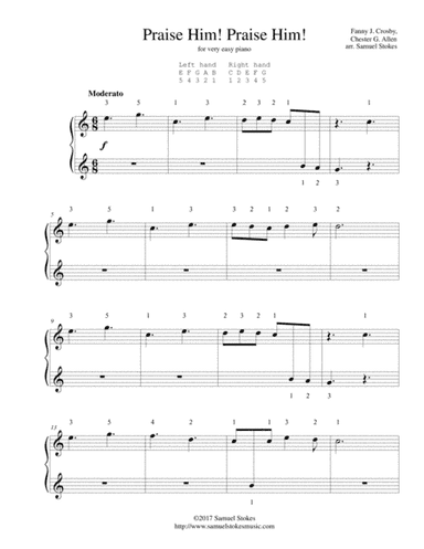 Praise Him! Praise Him! - for very easy piano (arr. Samuel Stokes)