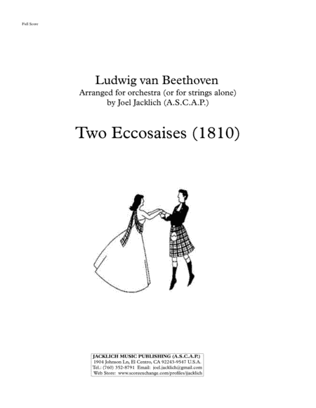 Two Ecosaisses for Orchestra (or Strings Alone), WoO 22-23 (arr. Joel Jacklich (ASCAP))