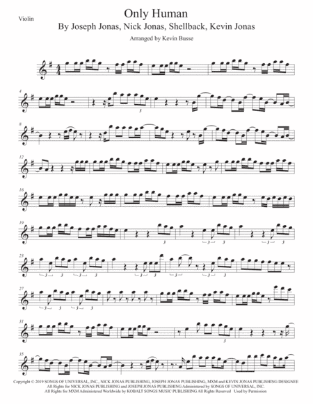 Only Human (arr. Kevin Busse)