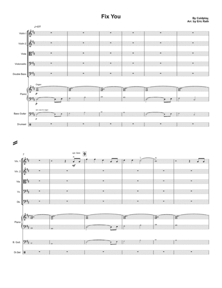 Fix You (arr. Eric Rath Music)
