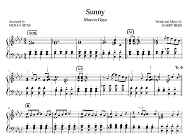 Sunny (arr. Menan Duwe)