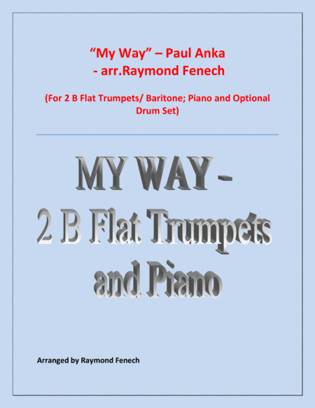 My Way (arr. Raymond Fenech)
