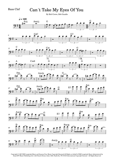 Can't Take My Eyes Off Of You (arr. Fabio Eduardo de Oliveira)