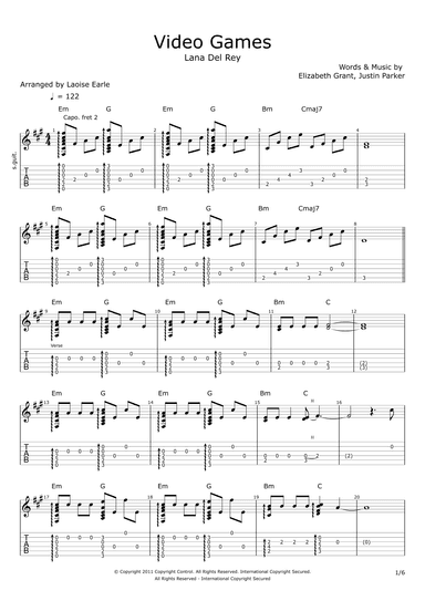 Video Games (arr. Laoise Earle)