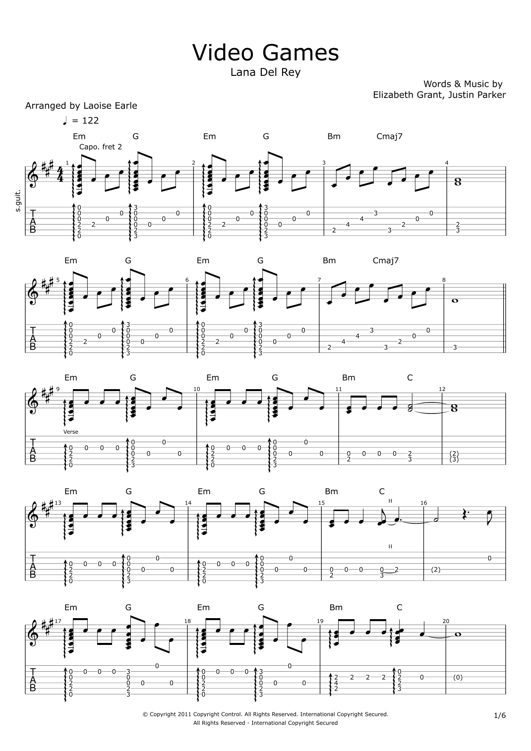 Video Games (arr. Laoise Earle)