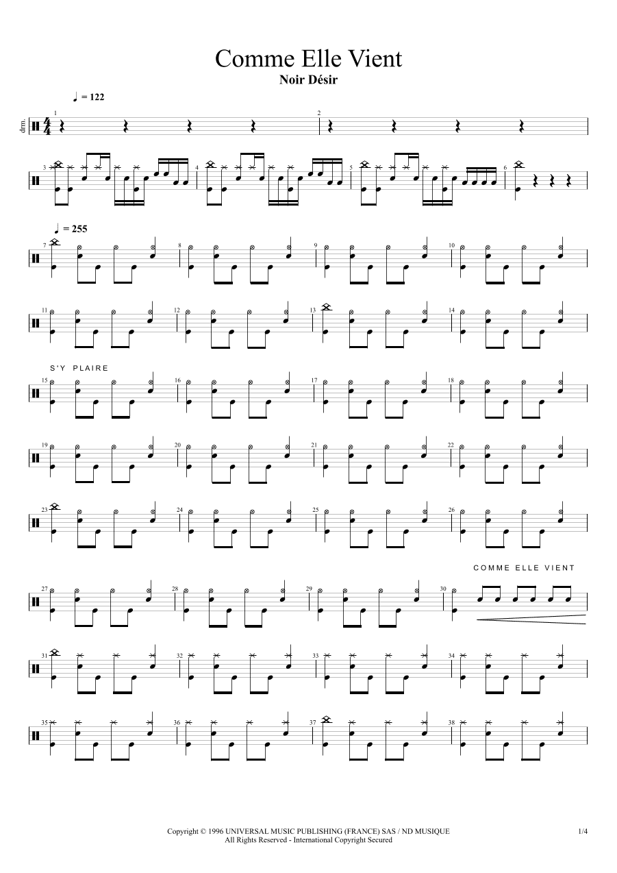 Comme Elle Vient (arr. Cyril Mayer)