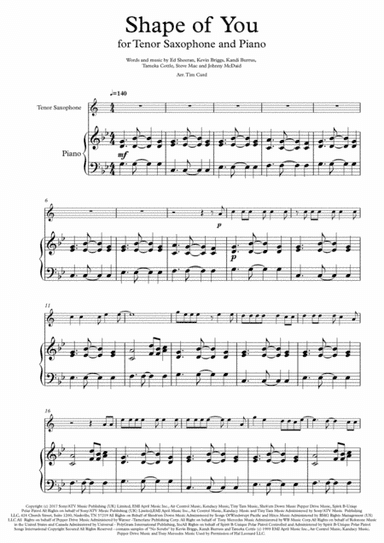 Shape Of You (arr. Tim Curd)