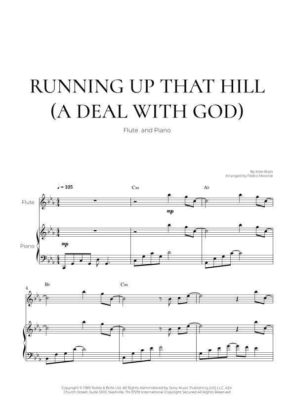 Running Up That Hill (arr. Pedro Merendi)