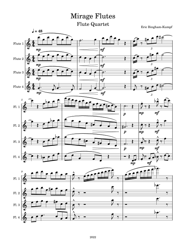 Mirage Flutes